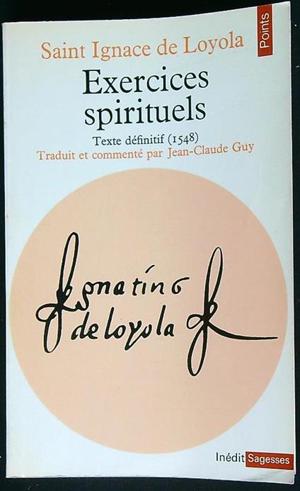 Exercices spirituels - copertina