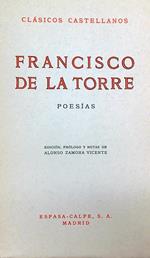 Francisco de La torre. Poesias