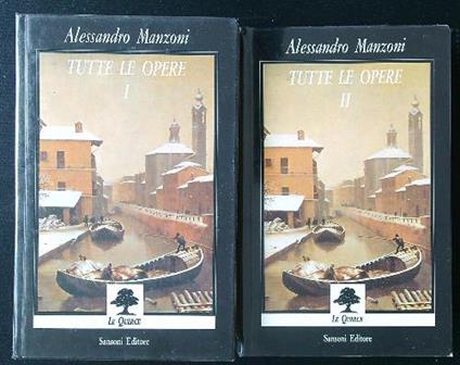 Tutte le opere 2 vv - Alessandro Manzoni - copertina
