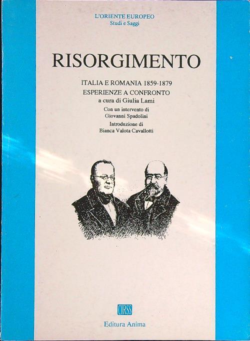 Risorgimento Italia e Romania 1859-1879 esperienze a confronto - Giulia Lami - copertina
