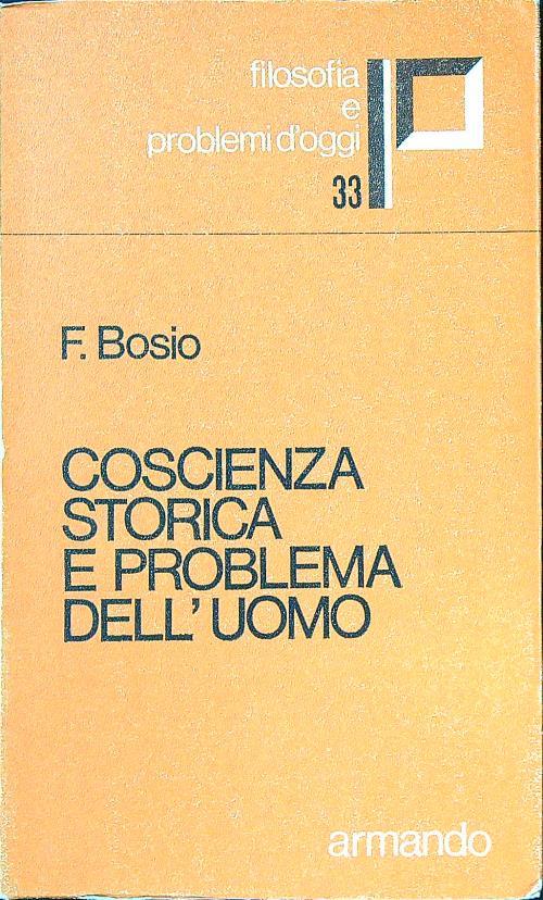 Coscienza storica e problema dell'uomo
