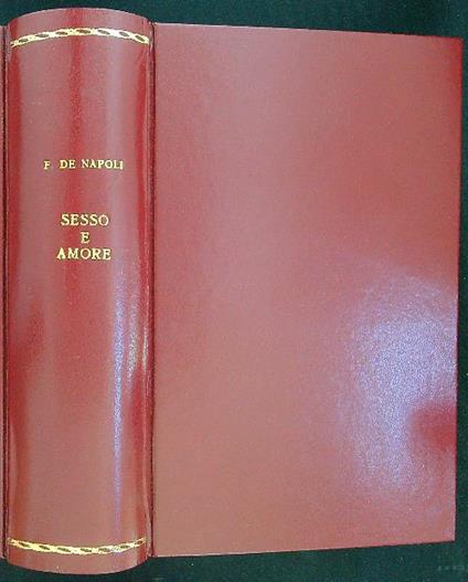 Sesso e amore - copertina