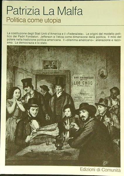 Politica come utopia - copertina