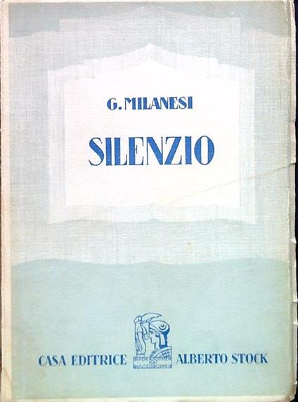 Silenzio - copertina