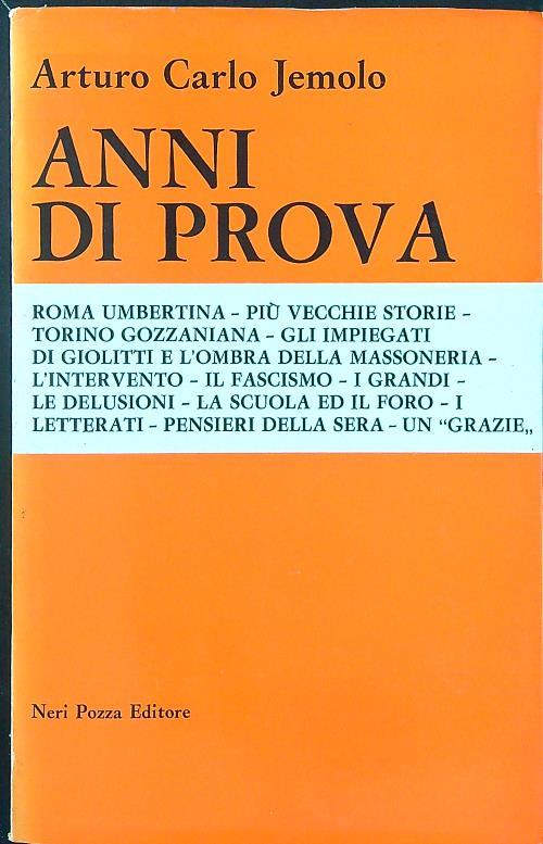 Anni di prova