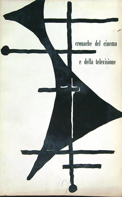 Cronache del Cinema e della televisione. Autunno inverno 1958, 1959 Numero 26,27 - copertina