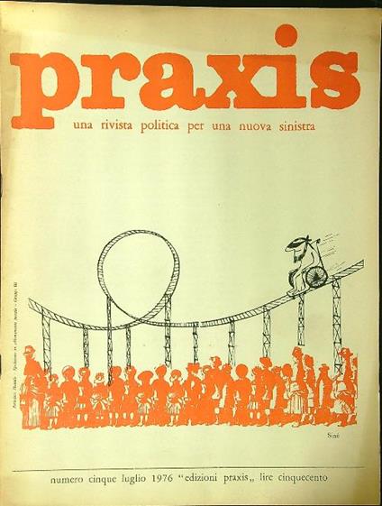 Praxis n. 5/luglio 1976 - copertina
