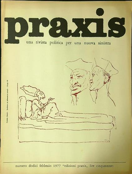 Praxis n. 12/febbraio 1977 - copertina