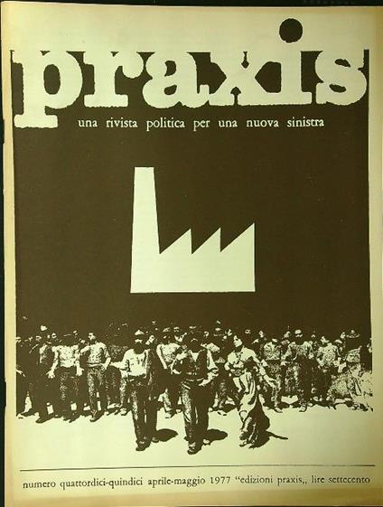 Praxis n. 14-15/aprile-maggio 1977 - copertina