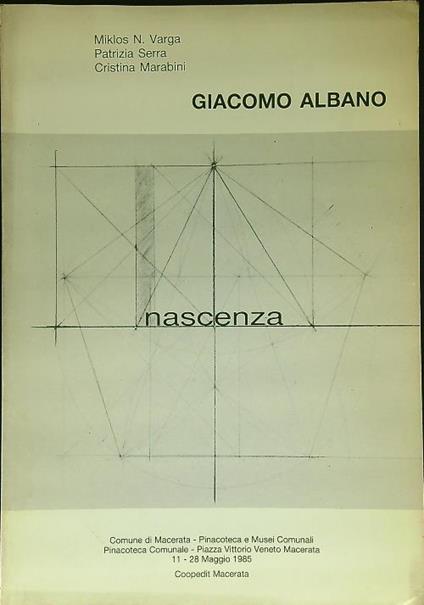 Giacomo Albano Nascenza - copertina