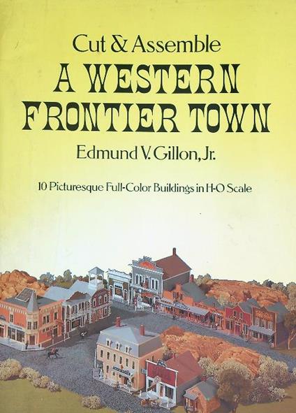 Cut and Assemble a Western Frontier Town - copertina
