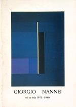 Giorgio Nannei oli su tela 1975 1980