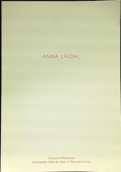 Anna Lindal - copertina
