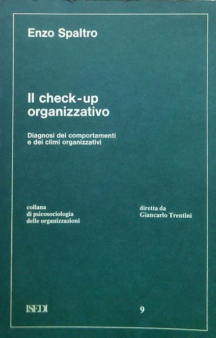 Il check-up organizzativo - Enzo Spaltro - copertina