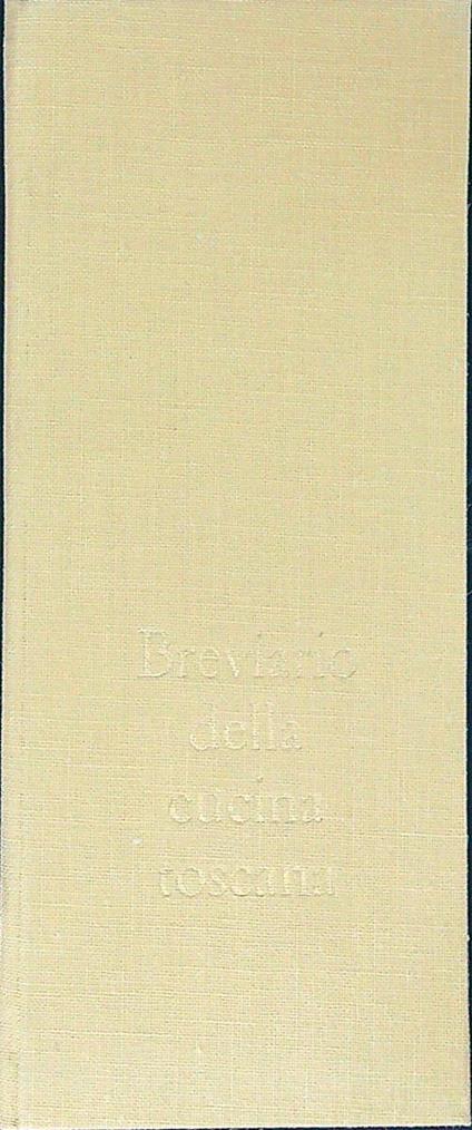 Breviario della cucina Toscana - copertina