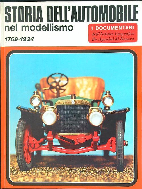 Storia dell'automobile nel modellismo 1769 - 1934 - copertina