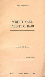 Scritti vari, inediti o rari vol. 2