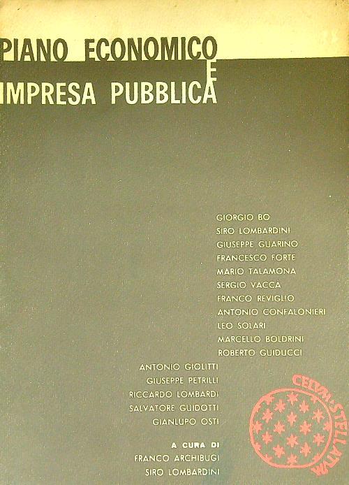 Piano economico e impresa pubblica