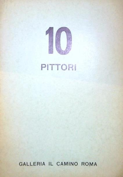 10 Pittori - copertina
