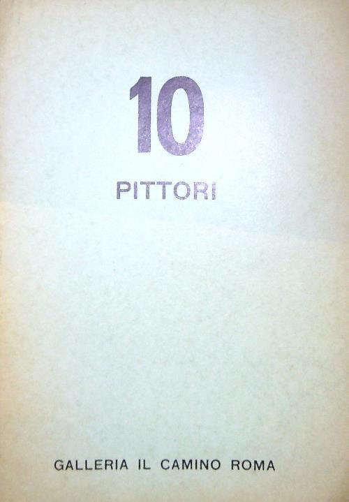 10 Pittori - copertina