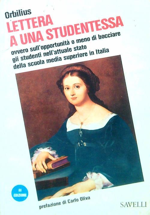 Lettere a una studentessa - copertina