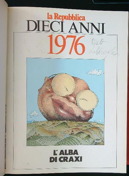 La Repubblica Dieci anni 1976/1985 - copertina