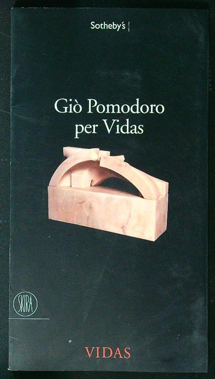 Giò Pomodoro per Vidas - copertina