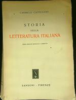 Storia della letteratura italiana