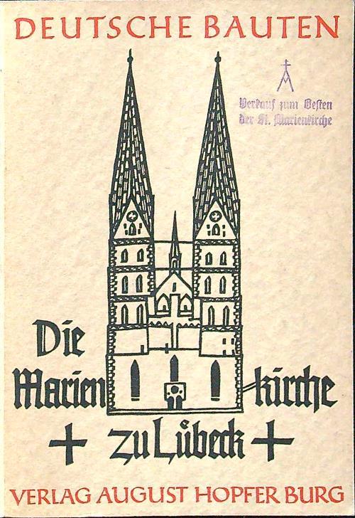 Die marienkirche zu lübeck - copertina