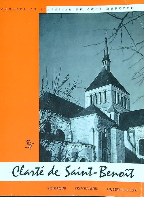 Clarté de Saint-Benoit - copertina