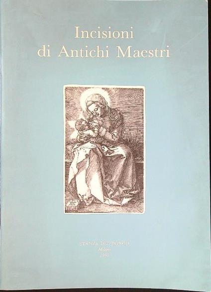 Incisioni di antichi maestri - copertina