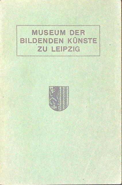 Museum der Bildenden Kunste zu Leipzig - copertina