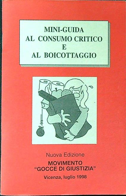 Mini-guida al consumo critico e al boicottaggio - copertina
