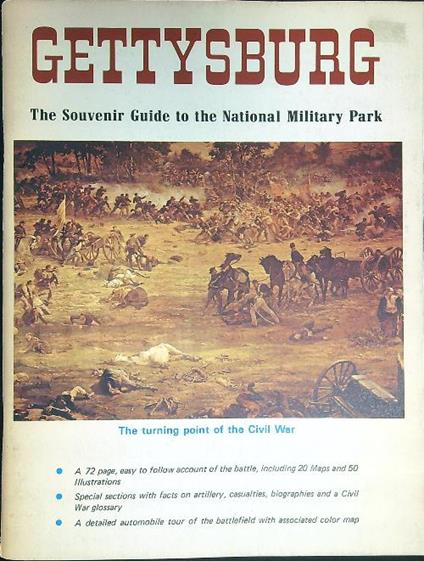 Gettysburg. The Souvenir Guide to the National Military Park - copertina