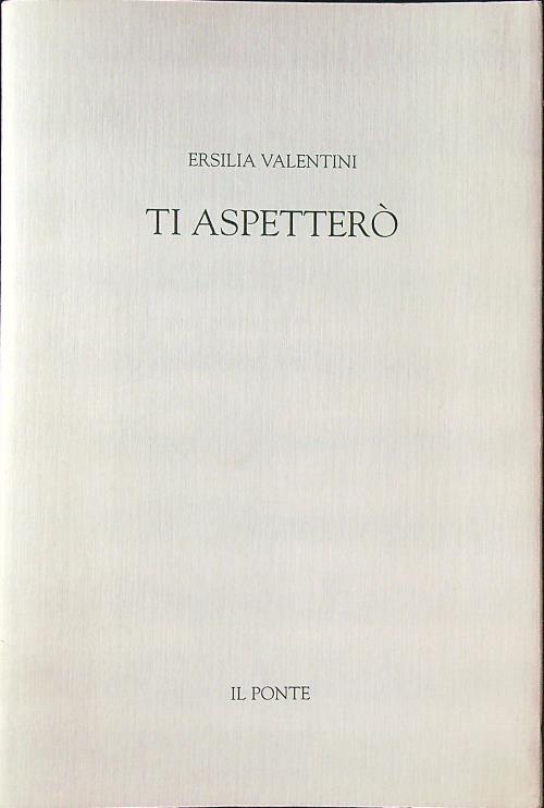 Ti aspetterò - copertina