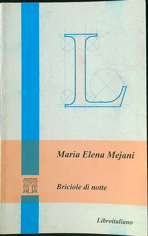 Briciole di notte - Maria Elena Mejani - copertina