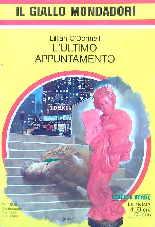 L' ultimo appuntamento - Lillian òDonnell - copertina