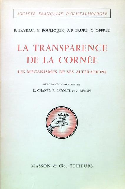 La transparence de la cornée - copertina