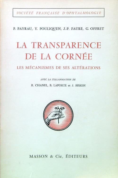 La transparence de la cornée - copertina