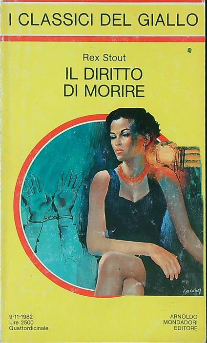 Il diritto di morire - Rex Stout - copertina