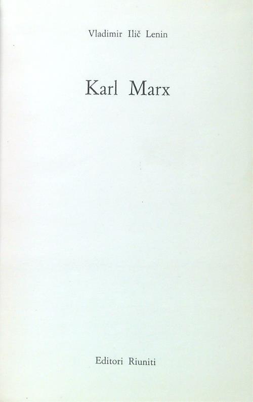 Karl Marx