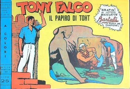 Tony Falco n. 29 - Il papiro di Toth - copertina
