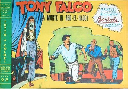 Tony Falco n. 24 - La morte di Abd-El-Hadgy - copertina