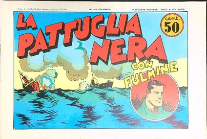 La pattuglia nera. Con Fulmine - copertina