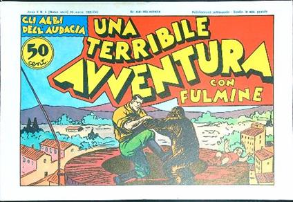 Una terribile avventura. Con Fulmine - copertina