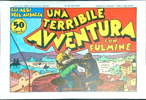 Una terribile avventura. Con Fulmine - copertina