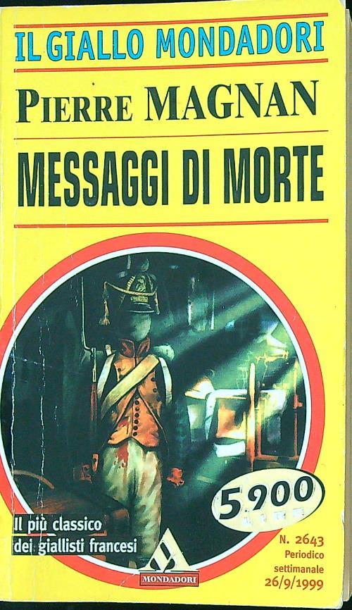 Messaggi di morte - Pierre Magnan - copertina