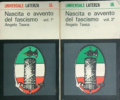 Nascita e avvento del fascismo 2 vv