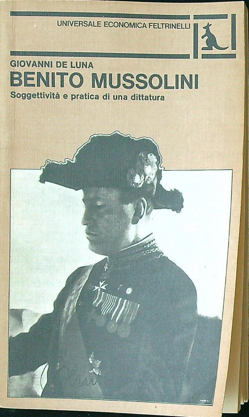 Benito Mussolini - Giovanni De Luna - copertina