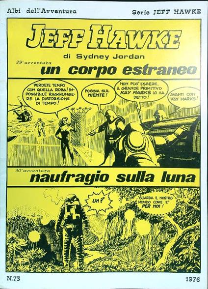 Jeff Hawke n. 73/1976 - Sydney Jordan - copertina